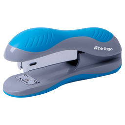 Степлер Berlingo "Office Soft" №24/6...26/6, пластиковый (H25005) синий, до 25л.