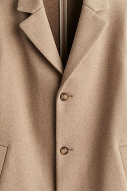 Abrigo en mezcla de lana Slim Fit - H&m фото 6