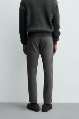PANTAL?N CHINO SKINNY FIT / Gris antracita - Zara фото 3
