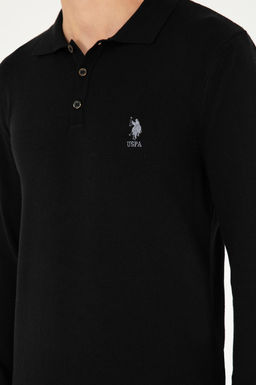 Мужской черный базовый свитер Неожиданная скидка в корзине - U.s. polo assn фото 7