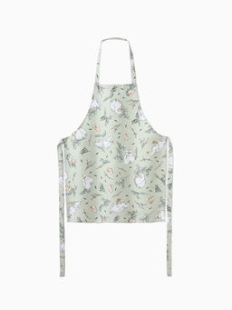 Фартук «Доляна» Divine day, зеленый, 60×70 см, 100% хлопок, рогожка 164 г/м²