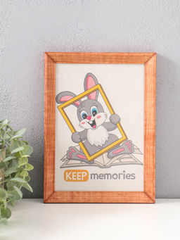 Фоторамка для фото 15×21 см Keep memories, Mira, дерево под орех, (пластиковый экран)