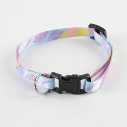 Ошейник для собак и кошек с фастексом Листья, 30х1 см