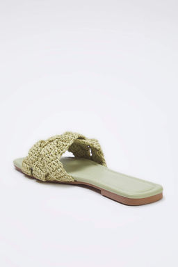 Trendyol Shoes Taba Orgu Kad?n Has?r Terlik TAKSS25TE00030 - Trendyolmilla фото 28