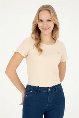 Женская разноцветная футболка - U.s. polo assn фото 2