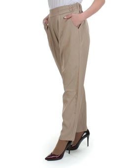 KD-1066 BEIGE Брюки женские - Фабричный китай фото 3