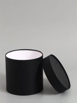 Коробка подарочная, завальцованная, "Черная", 21 х 21 см