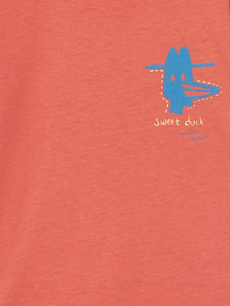 Bisiklet Yaka Uzun Kollu Bask?l? Erkek Bebek Pijama Tak?m?