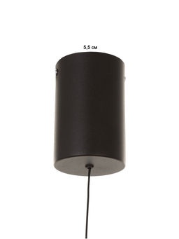 Светильник BayerLux «Кинг», 7 Вт, LED, 4000К, белый/чёрный, 9×9×18(+150) см