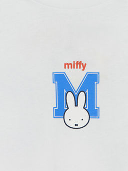 Miffy Bask?l? %100 Pamuklu K?z ?ocuk Ti??rt