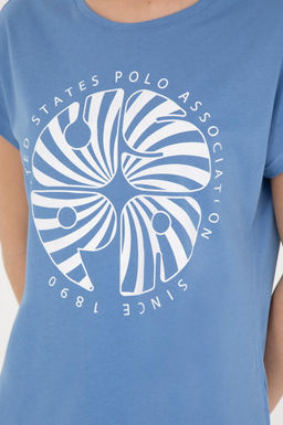 Женская темно-синяя футболка - U.s. polo assn фото 14