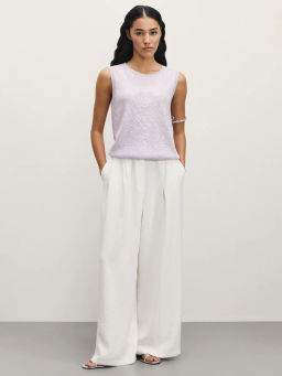 Вязаный топ из вискозы с пайетками / Zarina  фото 2