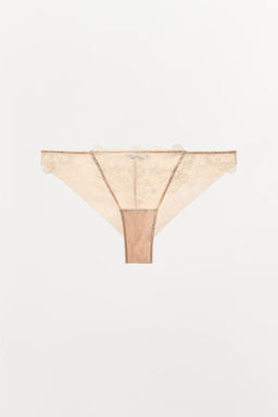 EMBROIDERED MESH BRIEFS - Zara фото 4
