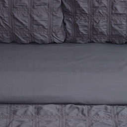 Постельное бельё LoveLife евро Texture: dark gray, 200х217см,230х240см,50х70см-2шт, микрофибра, 110 г/м2  фото 2