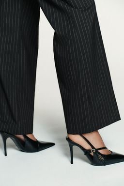 HIGH-HEEL SHOES WITH STRAPS AND BUCKLES - Zara фото 3