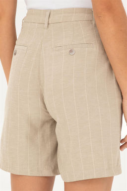 Женские тканые шорты цвета хаки Неожиданная скидка в корзине - U.s. polo assn фото 6