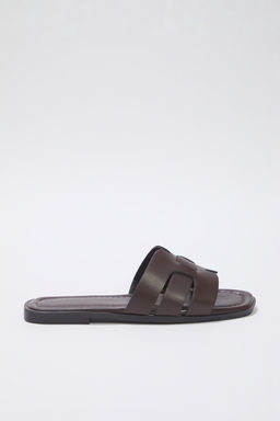 Trendyol Shoes Ekru Tek Bant Gunluk Kad?n Terlik TAKSS24TE00010 - Trendyolmilla фото 23