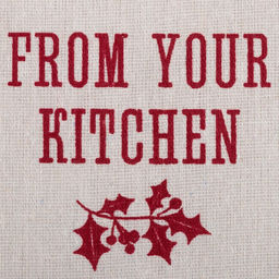 Цена за 2 шт. Кармашек текстильный Этель "From kitchen" 2 отделения, 41х20 см