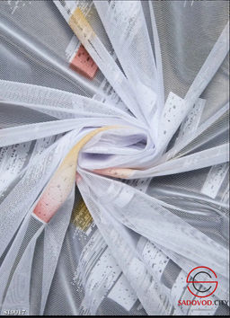 Тюль короткий для кухни