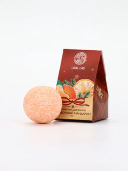 Цена за 2 шт. Бомбочка для ванны, аромат сливочный мандарин, 40 г, Ural Lab