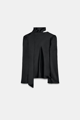FOULARD SATIN SHIRT - Zara фото 4