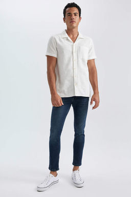 Джинсовые брюки скинни Carlo очень узкого кроя с нормальной талией и очень узкими штанинами - Defacto фото 4