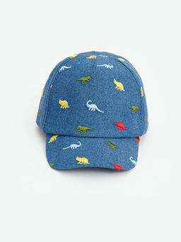 Dinozor Bask?l? Erkek Bebek Kep ?apka
