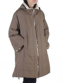 8862 GRAY/BROWN Куртка демисезонная женская