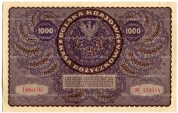 1000 марок 1919 года Польша