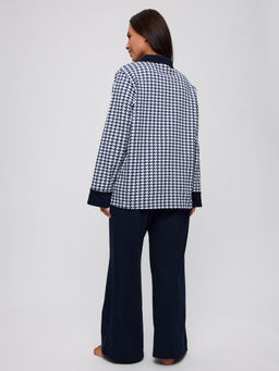 Пижама женская из футера Салли синий - Амадэль фото 15