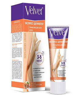 Депилятор "Велвет" ЭКСПРЕСС крем замедляющий рост волос (100 мл).16