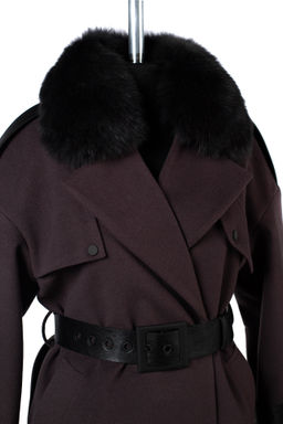 Мех натуральный (песец) Пальто утепленное Термофинн 100 г - El podio фото 8