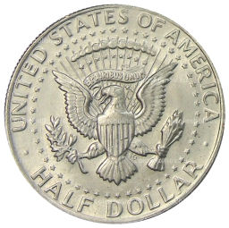 1/2 доллара (50 центов) 1972 года D США