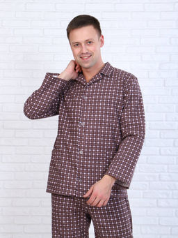 Пижама мужская,модель203,фланель (Альберто, вид 4) - Ивановотекстиль фото 8