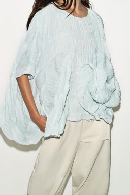 TOP CAPA TEXTURA / Hielo - Zara фото 4