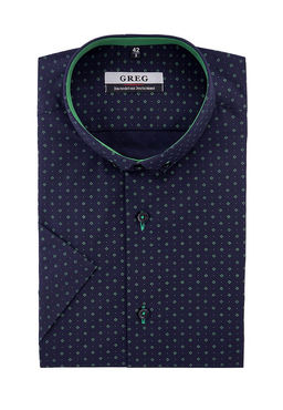 Сорочка мужская короткий рукав GREG 243/109/1286/Z/b/1  фото 2