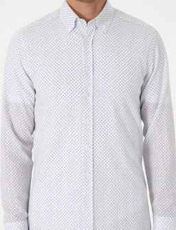 Lacivert Slim Fit Uzun Kollu G_mlek - Pierre cardin фото 6