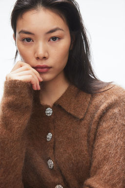 Jersey en mezcla de mohair con cuello - H&m фото 3