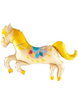 Цена за 2 шт. Воздушный шар фольгированный 17" «Любимая лошадка», 5 шт., под воздух