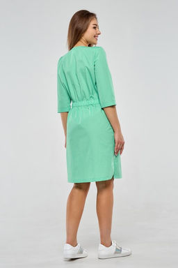 Халат женский 184 TC. Цвет: зеленое яблоко - Стильб фото 4