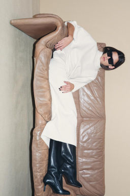 HIGH NECK KNIT SWEATER - Zara фото 6