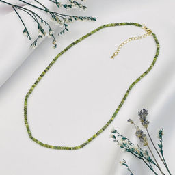 Бусы из Змеевика Серпентинит