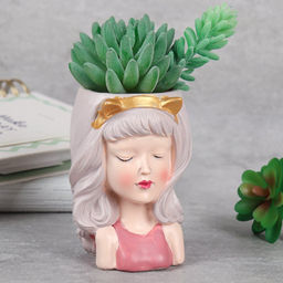 Кашпо 8,5х6х12 см Девушки / WN39 /уп 12/96/ цветное - Галеонтрейд фото 8