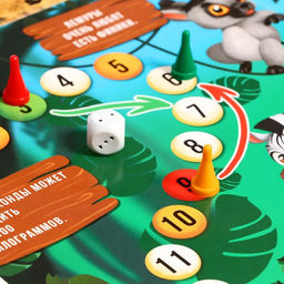 Настольная игра Бродилка. Путешествие по джунглям - Лас играс kids фото 5