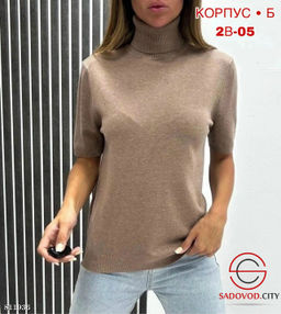 Водолазка женская с коротким рукавом - Bruno фото 2