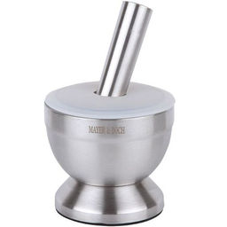 27439 Ступка нержавейка с крышкой МВ (х18) "MAYER & BOCH"
