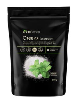 GF Заменитель сахара Стевия (экстракт) 4000 гр - Greenformula фото 2