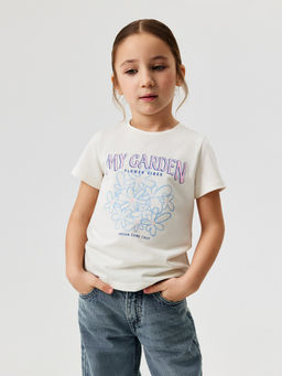 ACOOLA / Футболка детская для девочек Fagot молочный