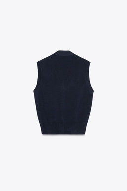 PLAIN KNIT VEST - Zara фото 6