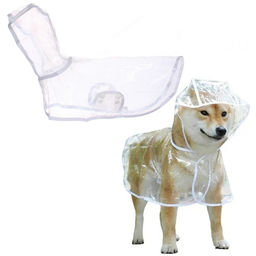 Дождевик для мелких пород собак "KOMFORT", прозрачный, р S